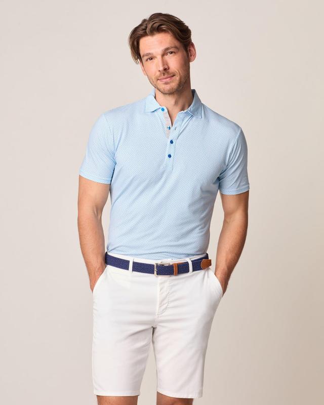 johnnie-O Linxter Cotton Blend Performance Polo - Elliott Product Image