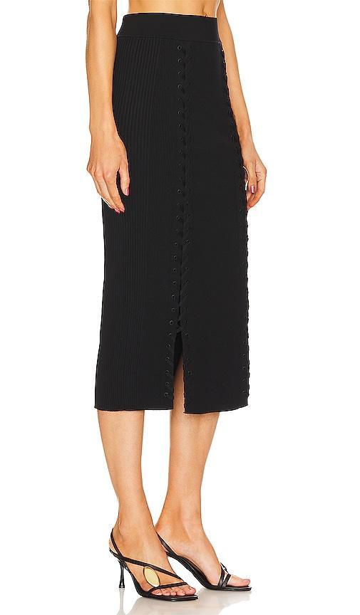 SIMKHAI Helix Lace Up Skirt Size M, XS. Product Image