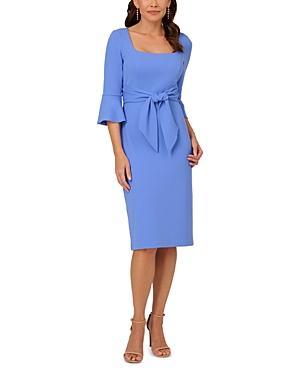 Adrianna Papell Bell Sleeve Tie Front Dress Product Image