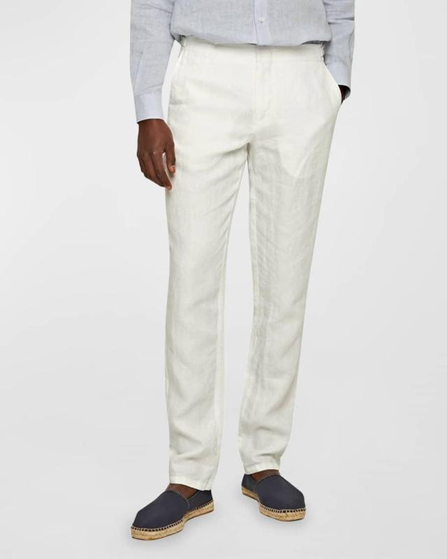 Mens Griffon Tailored Linen Pants Product Image