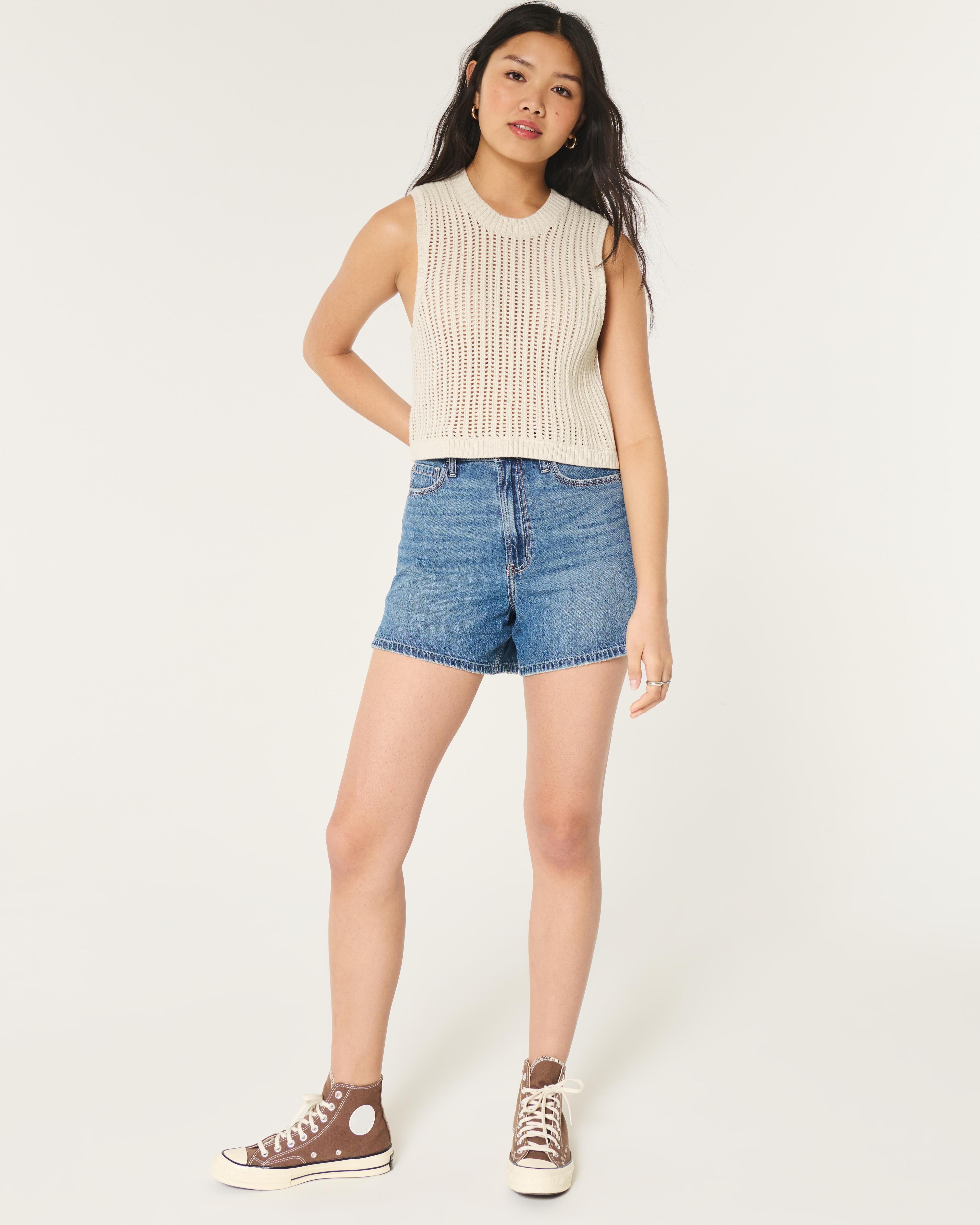 Easy Crochet-Style High-Neck Tank Product Image