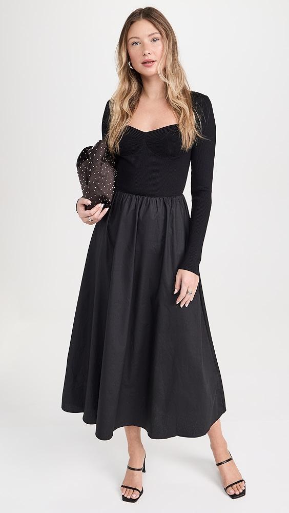 Moon River Mixed Media Dress | Shopbop Product Image