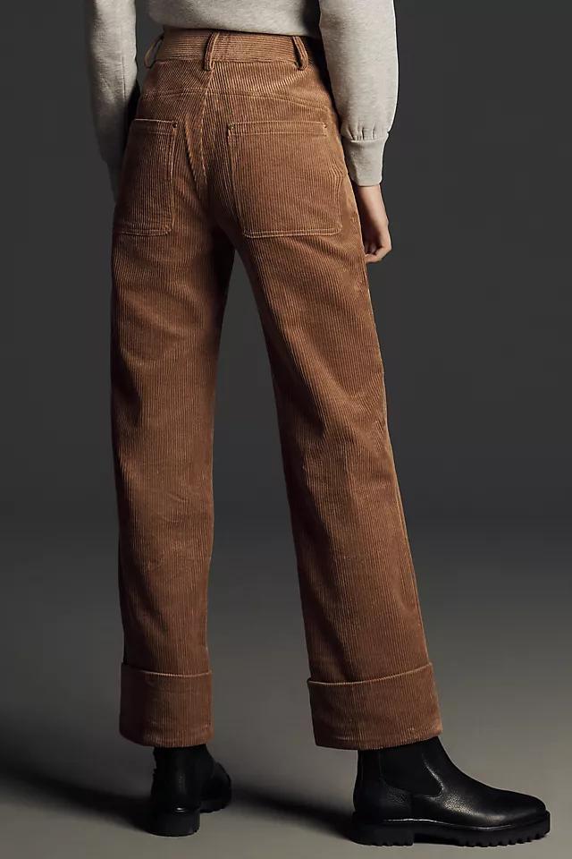 ALIGNE Salma Corduroy Cuff Trousers Product Image