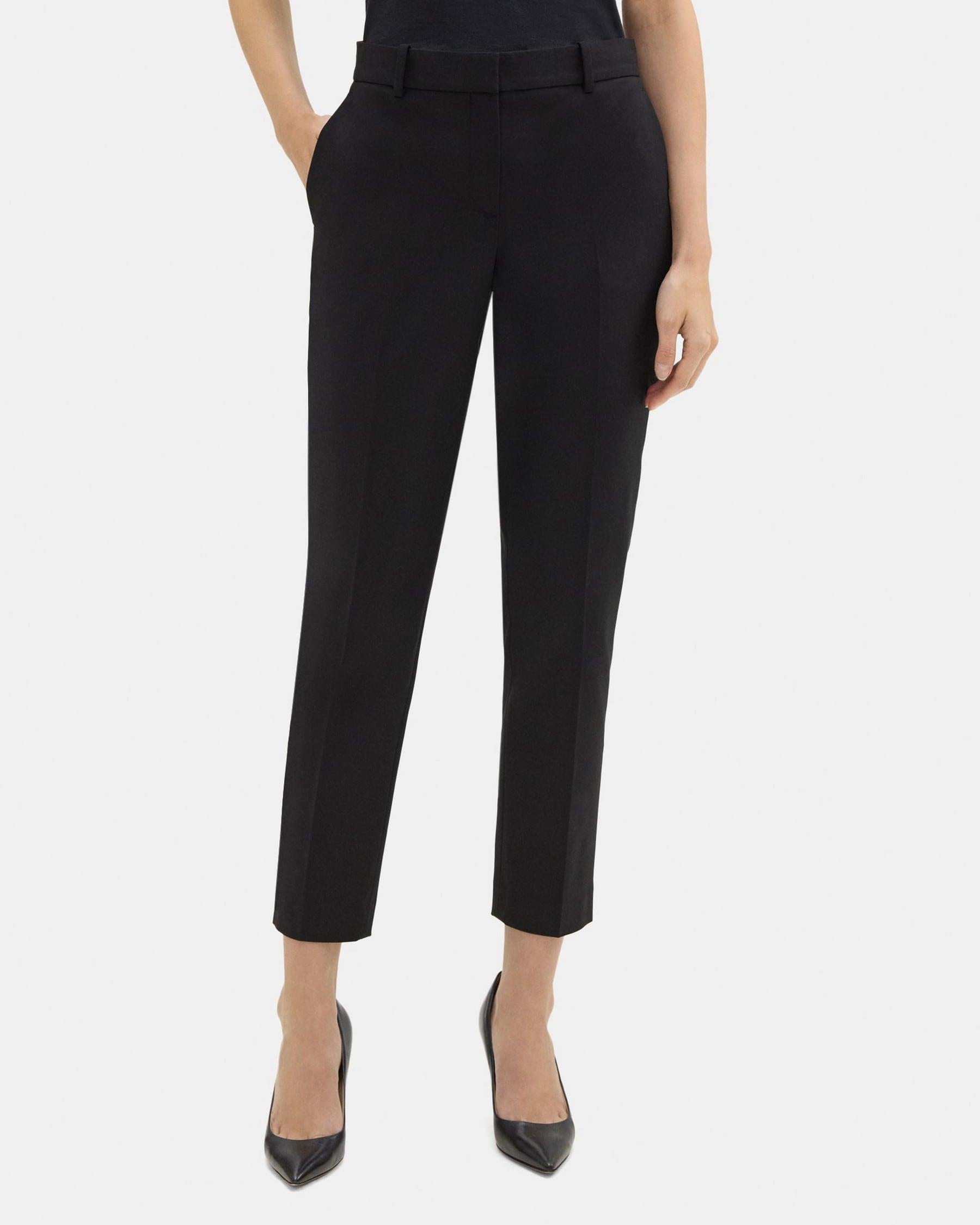 Classic Crop Pant in Cotton-Blend Twill Product Image