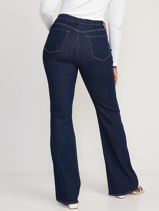 High-Waisted Wow Flare Jeans Product Image