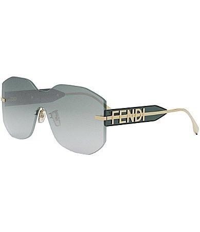 FENDI Womens Fendigraphy Geometric Gradient 99mm Shield Sunglasses Product Image