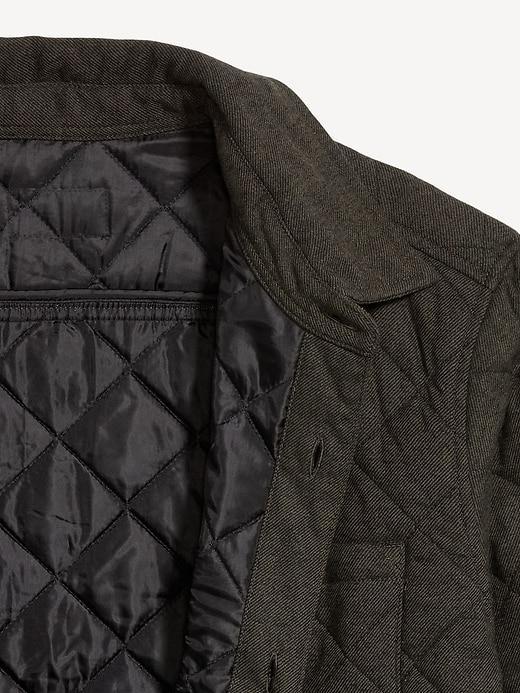 Quilted Button-Down Shacket Product Image