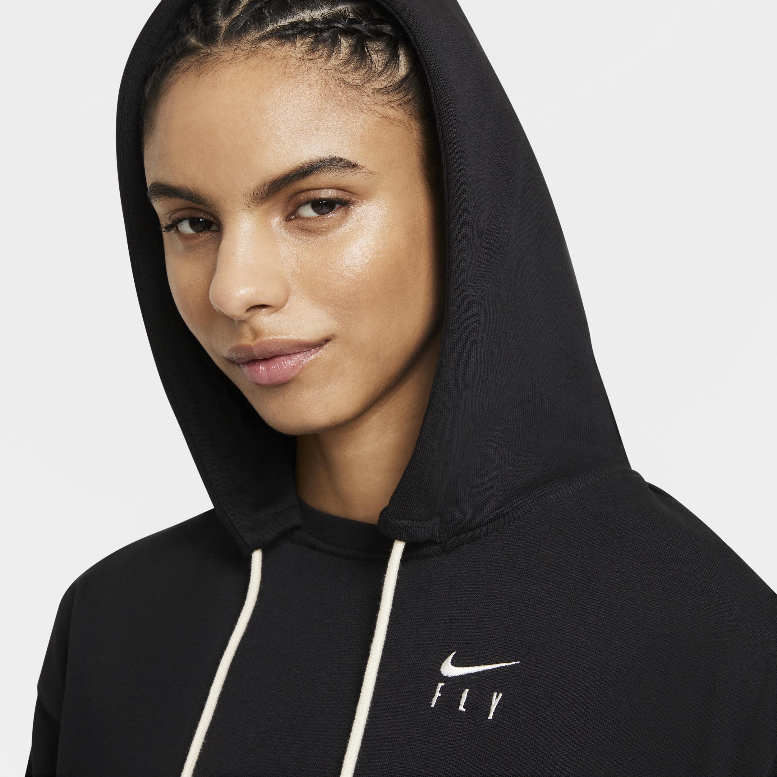 Nike Womens Nike DF Standard Issue Pullover - Womens Black/Pale Ivory Product Image