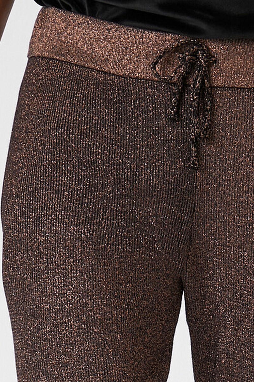 Glitter Knit Slim-Fit Joggers | Forever 21 Product Image