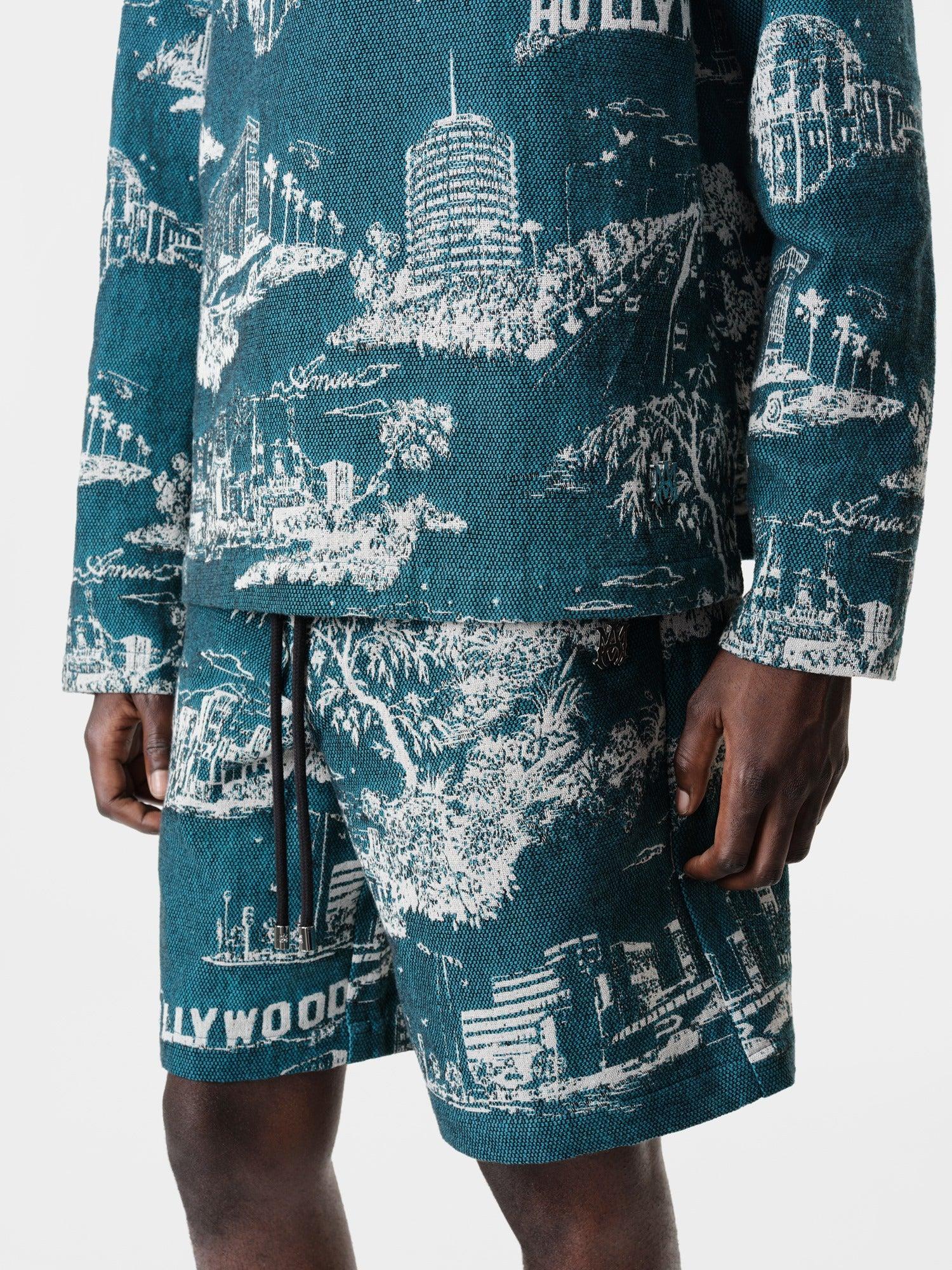 LA LANDMARK TAPESTRY SHORT - Deep Teal Male Product Image