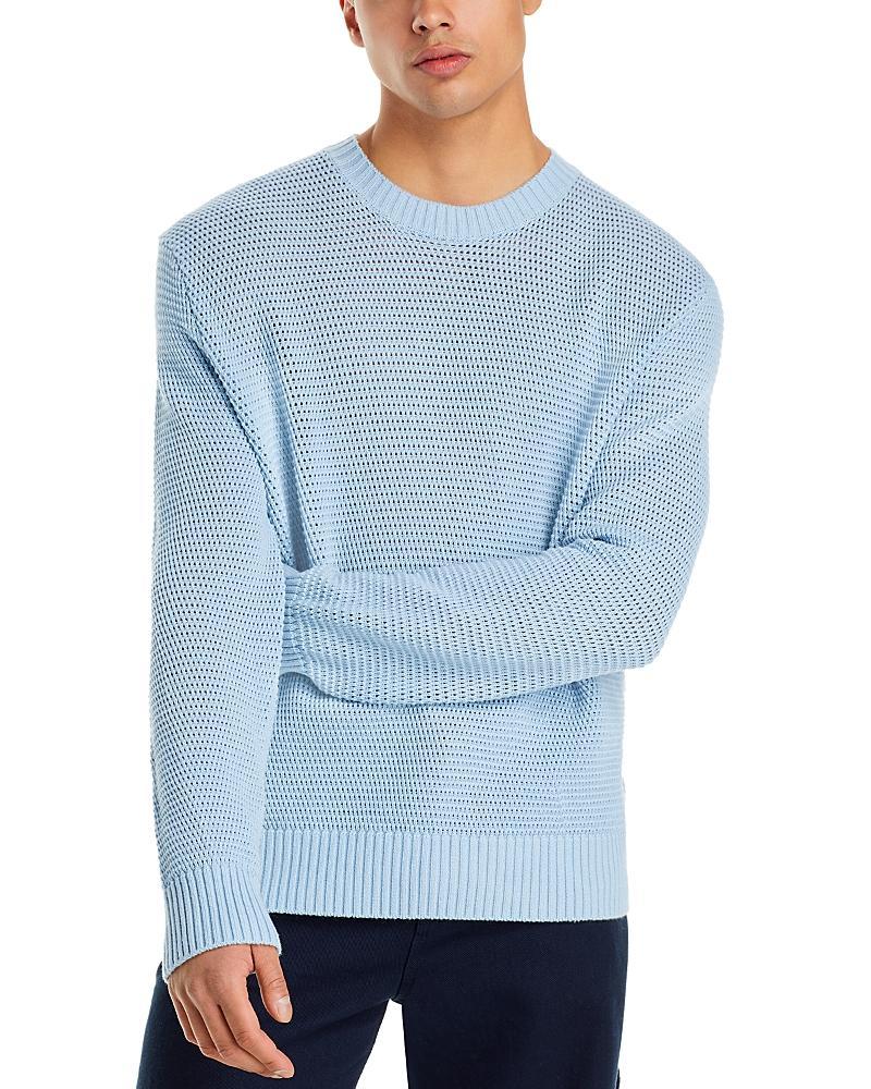 Frame Crewneck Long Sleeve Textured Sweater Product Image