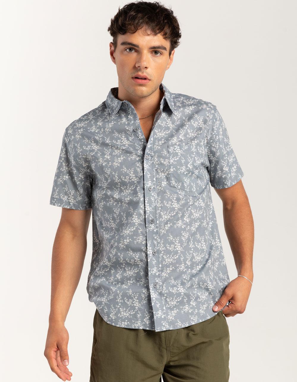 RSQ Mens Ditsy Floral Button Up Shirt Product Image