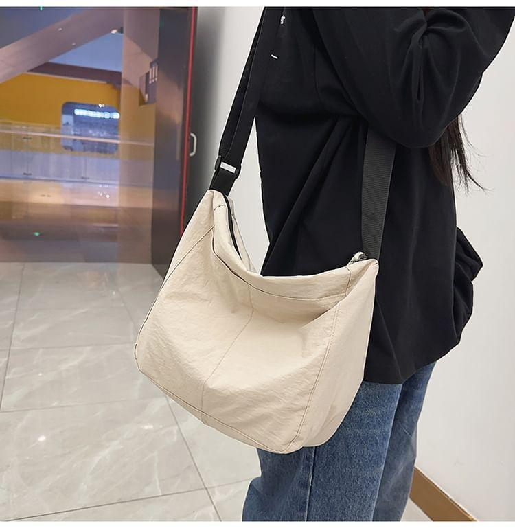 Plain Nylon Crossbody Bag Product Image