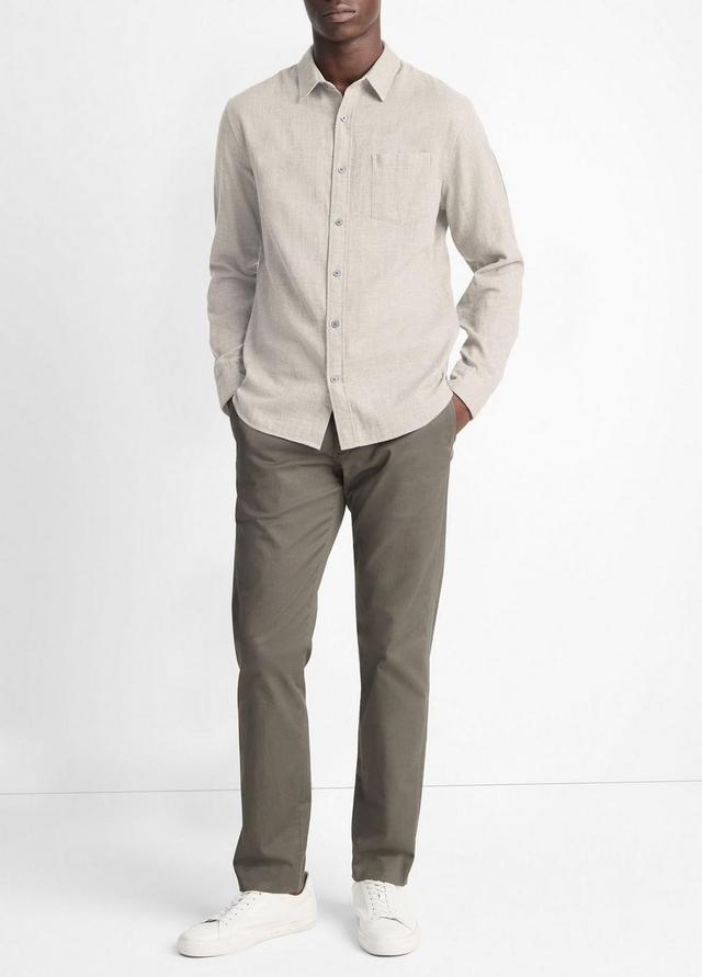 Double-Face Cotton Long-Sleeve Shirt Product Image