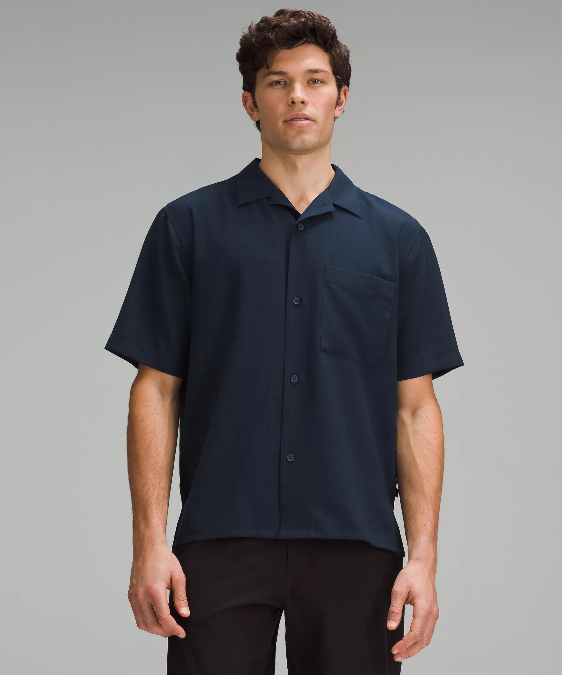 Lightweight Camp Collar Button-Up Product Image