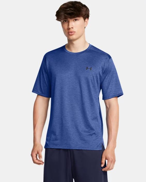 Under Armour Mens Under Armour Tech Vent Short Sleeve - Mens Midnight Navy/ Black Product Image