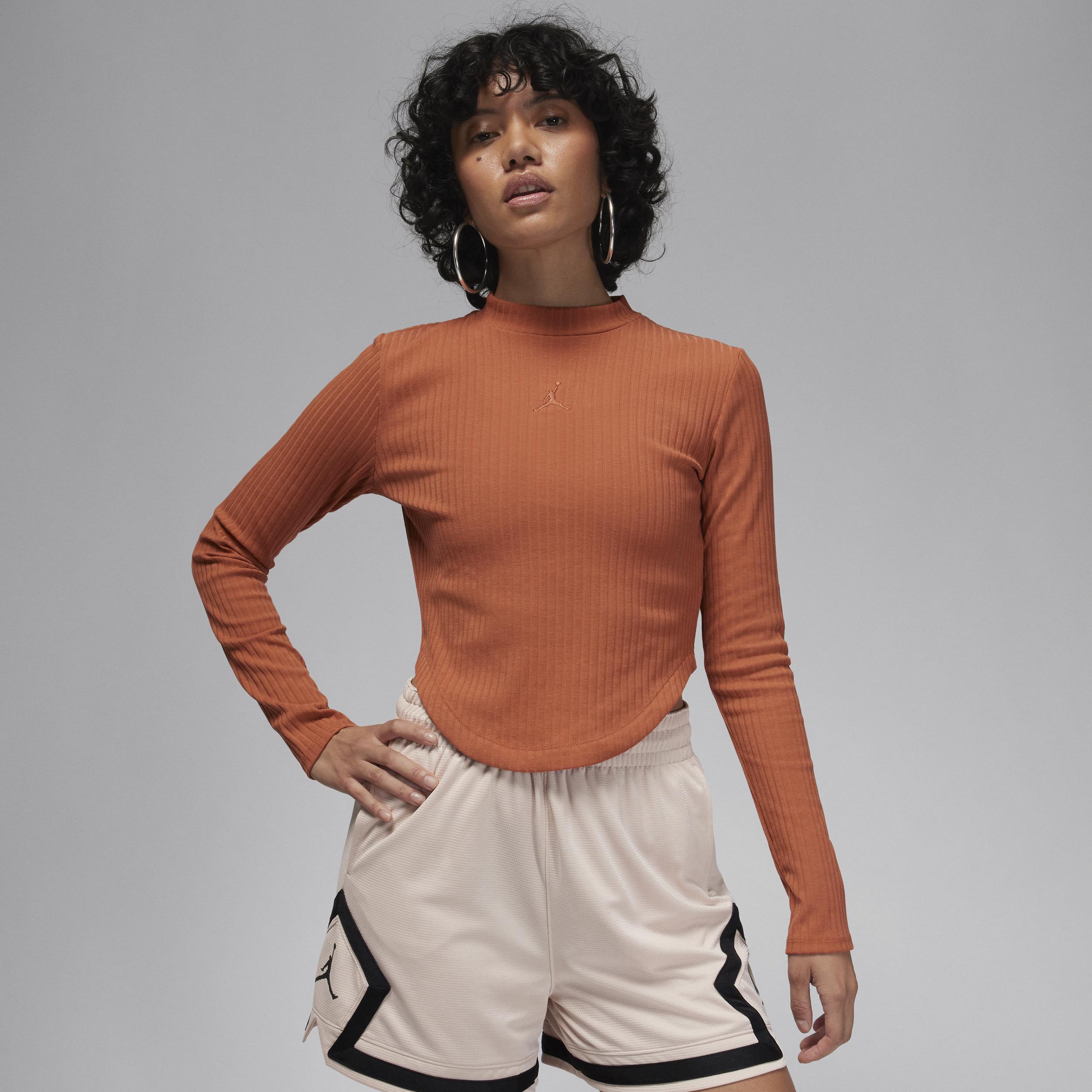 Women's Jordan Long-Sleeve Knit Top Product Image