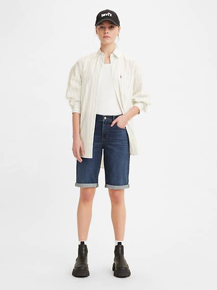 Levis Classic Bermuda Womens Shorts Product Image