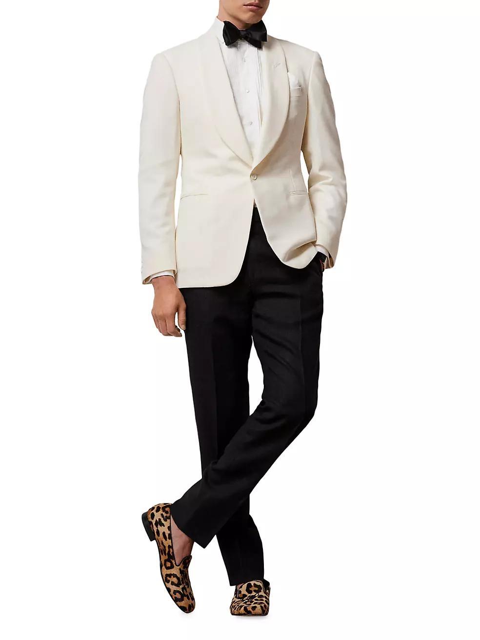 Linen Tuxedo Pants Product Image