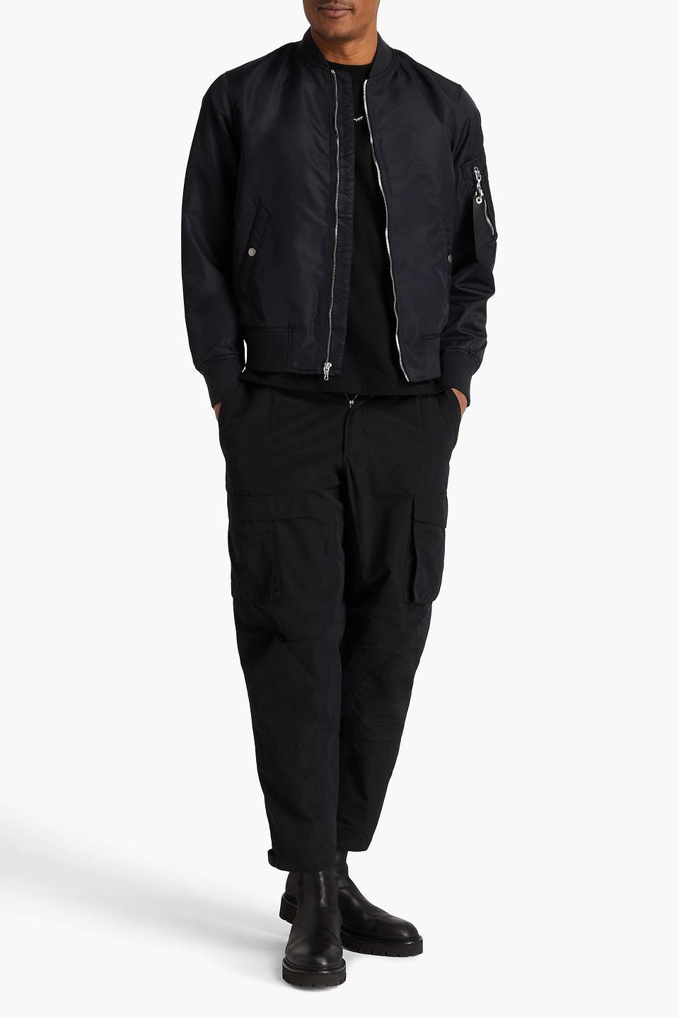 Archetype Shell Bomber Jacket In Black Product Image