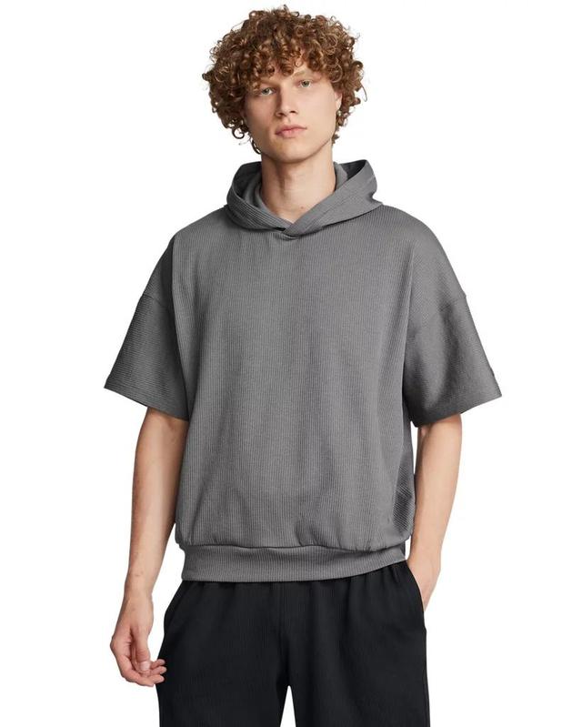 Men's UA Journey Rib Short Sleeve Hoodie Product Image