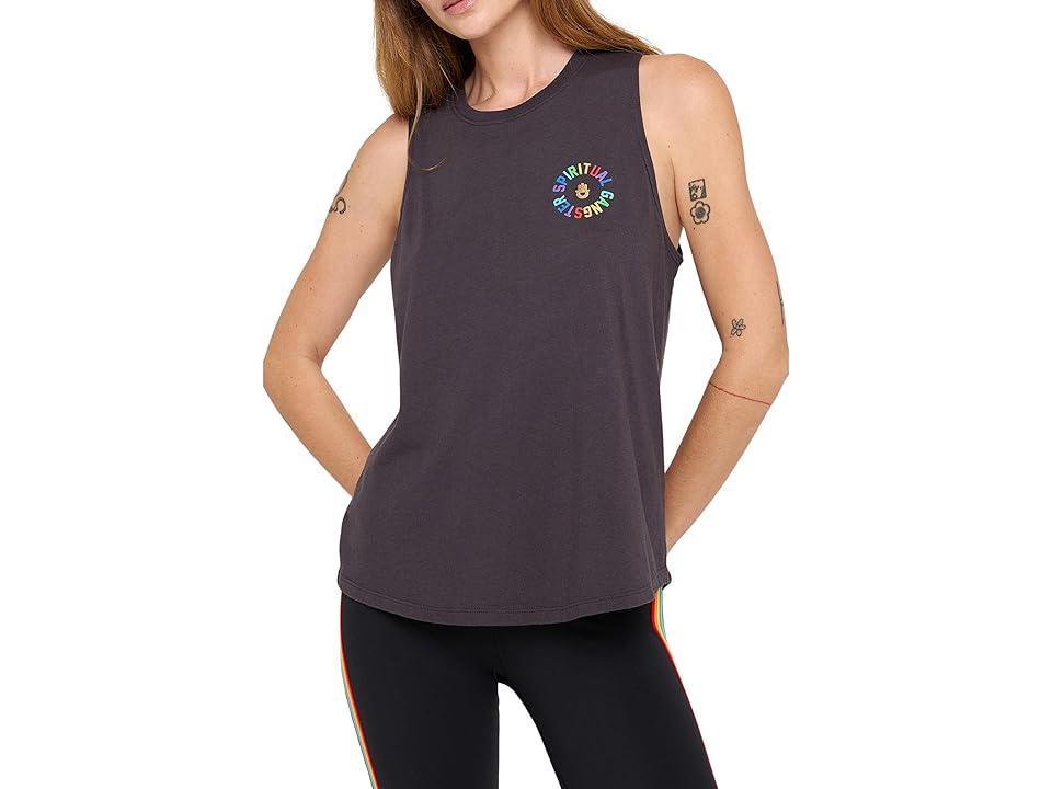 Spiritual Gangster Seventh Ray Jade Tank (Vintage ) Women's Clothing Product Image