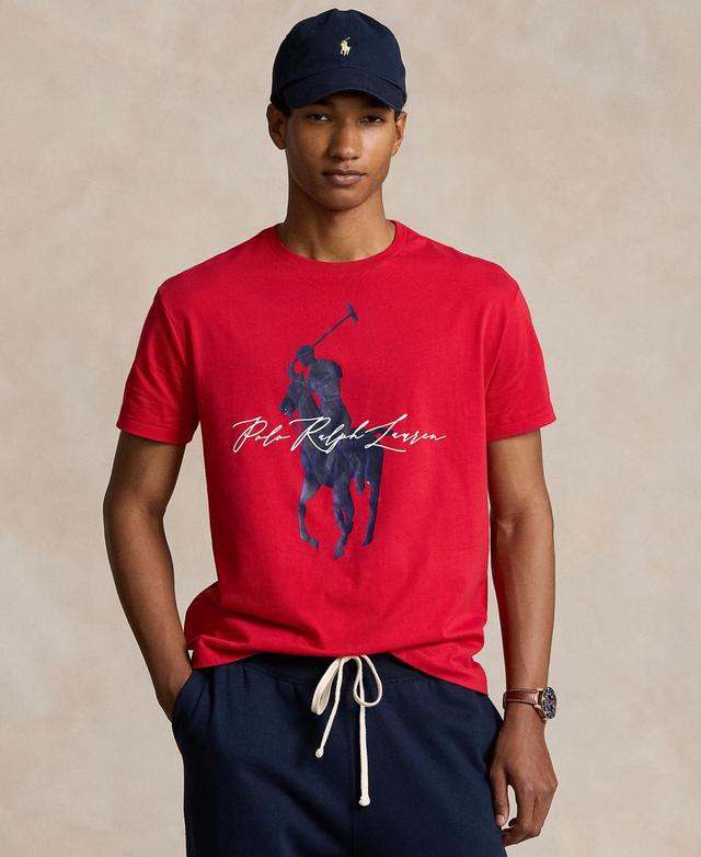 Polo Ralph Lauren Mens Classic Fit Jersey Graphic T-Shirt Product Image