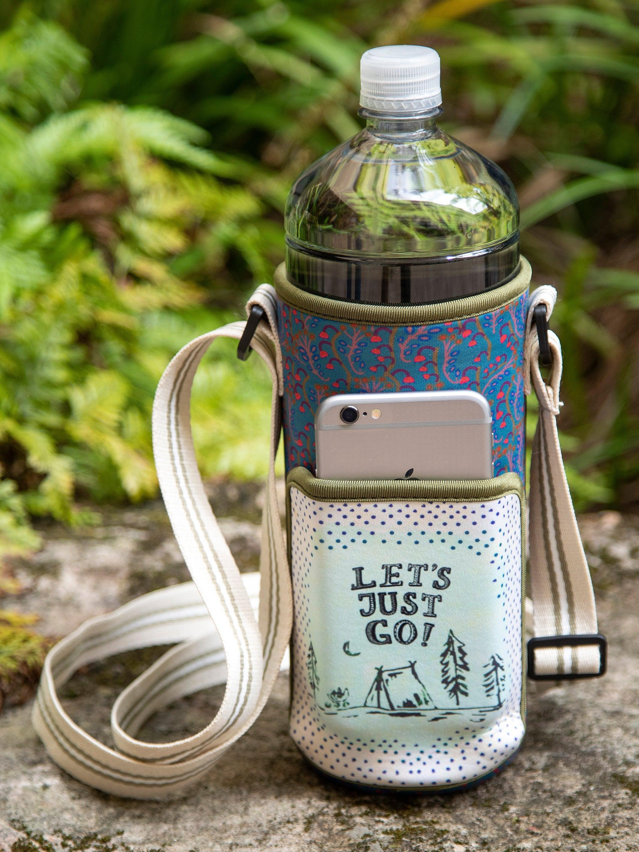 Insulated Water Bottle Carrier - Let's Just Go Product Image