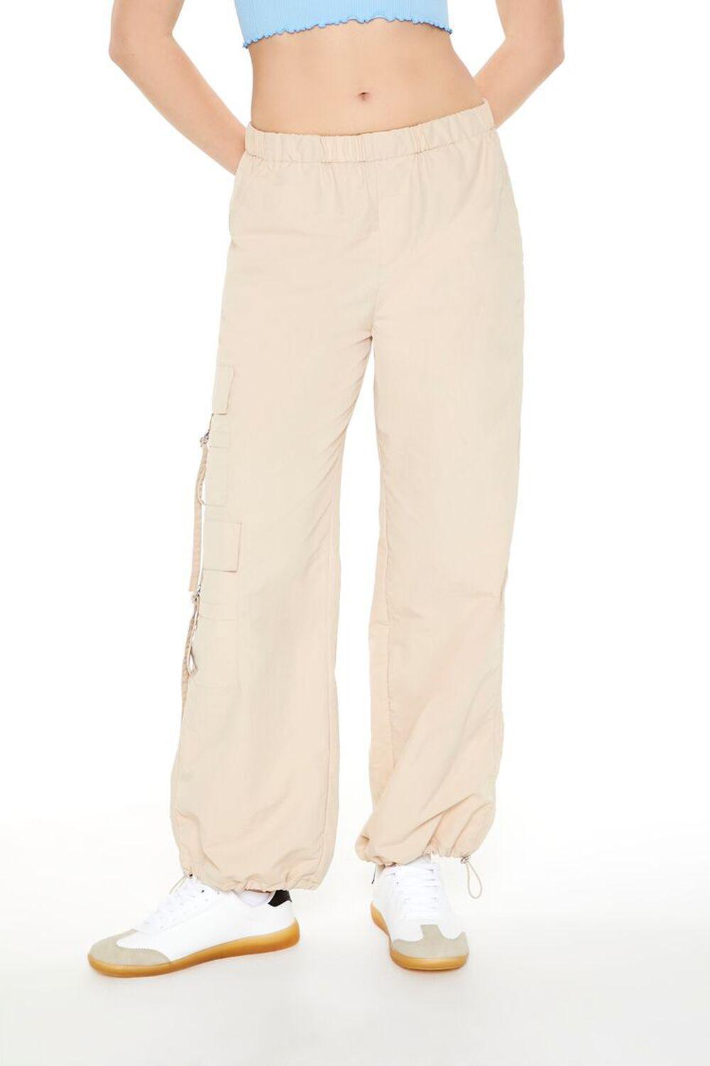 Drawstring Utility Cargo Pants | Forever 21 Product Image