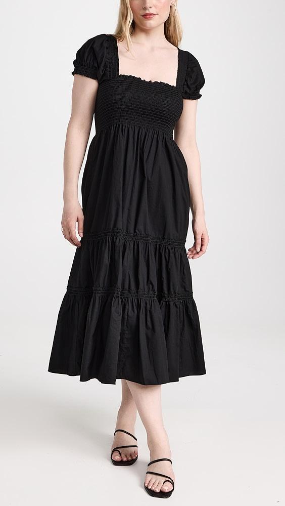 o.p.t Square Neck Smocked Maxi Dress | Shopbop Product Image