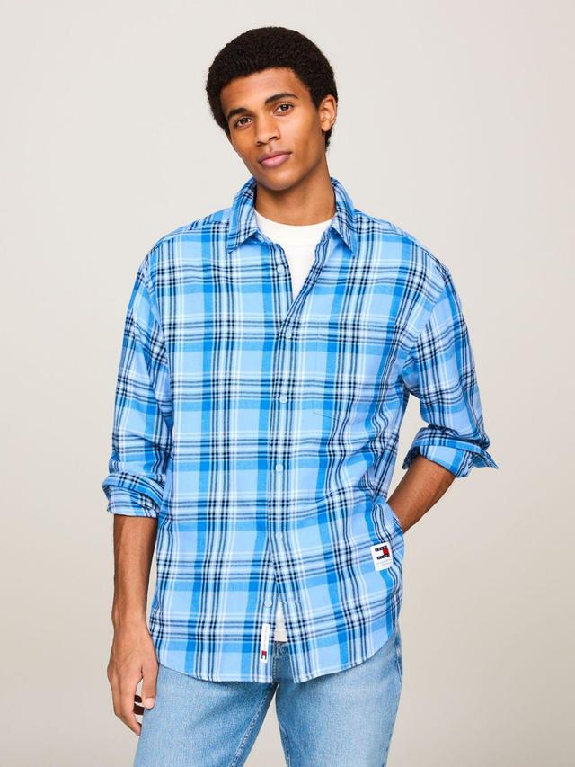 Tommy Hilfiger Men's Regular Fit TJ Peached Check Shirt Product Image