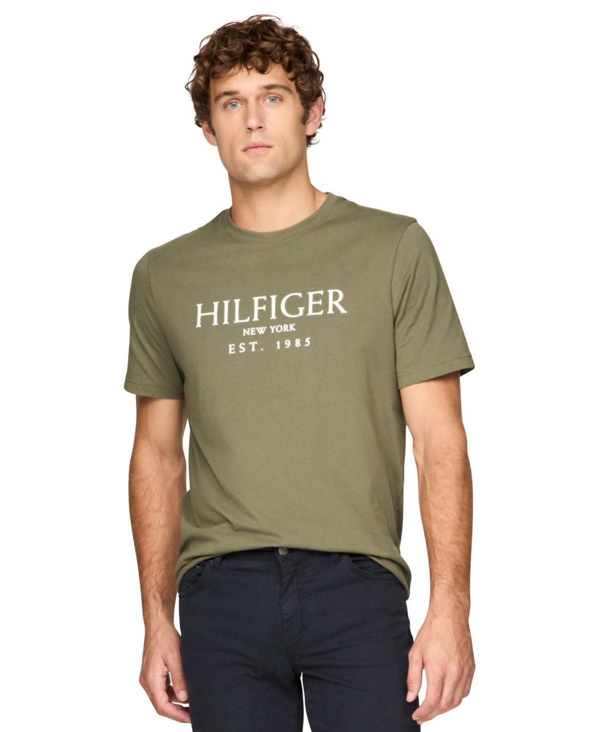 Tommy Hilfiger Mens Short Sleeve Crewneck Logo T-Shirt Product Image