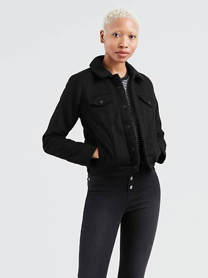 Levi's Sherpa Trucker Jacket - Women's Product Image