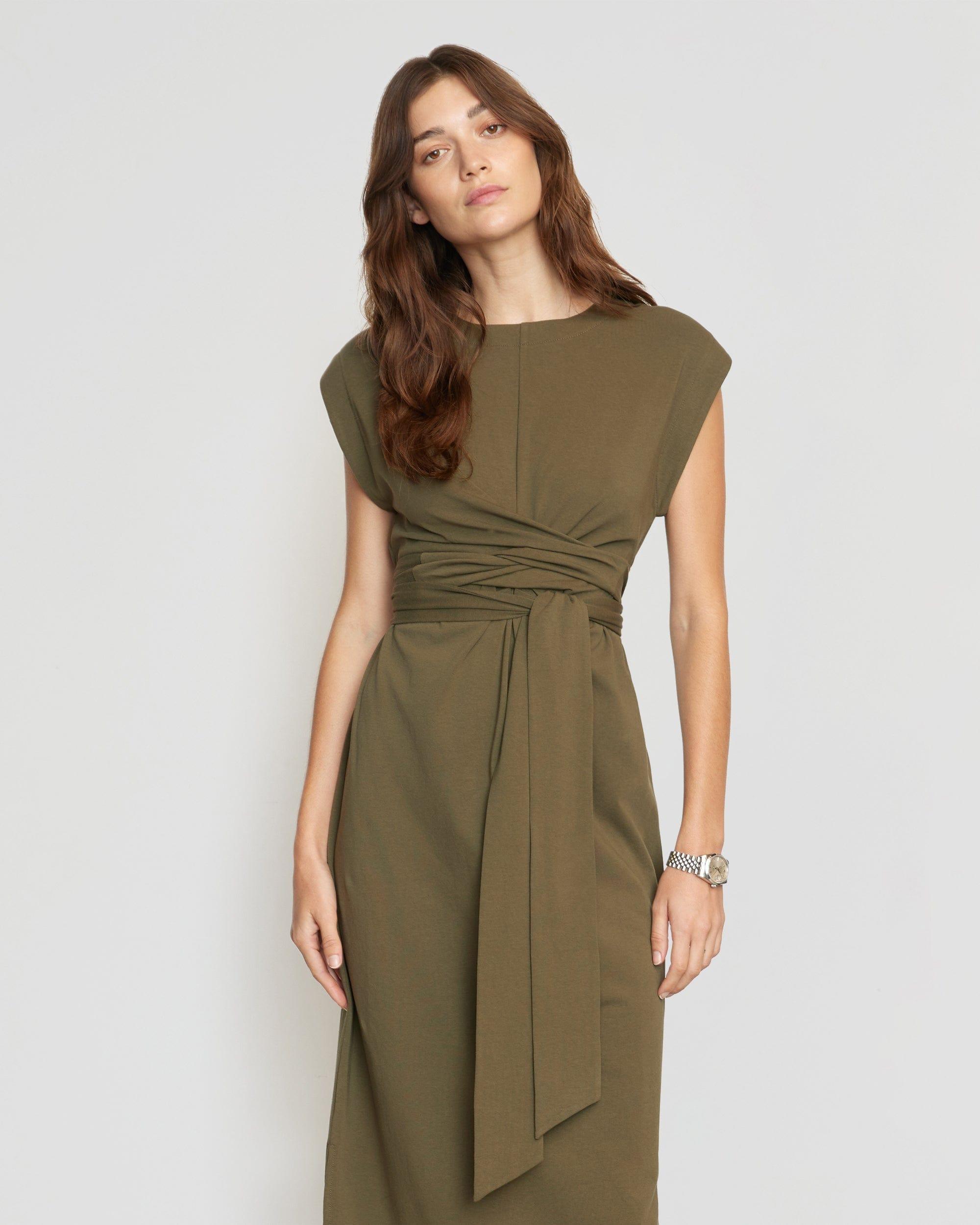 Fei Tie-Front Organic Cotton Dress Product Image