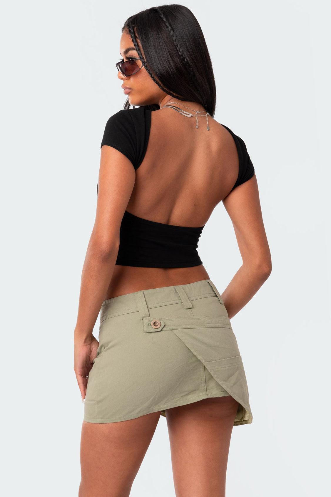 Edikted Women's Bambi Open-Back T-Shirt Product Image