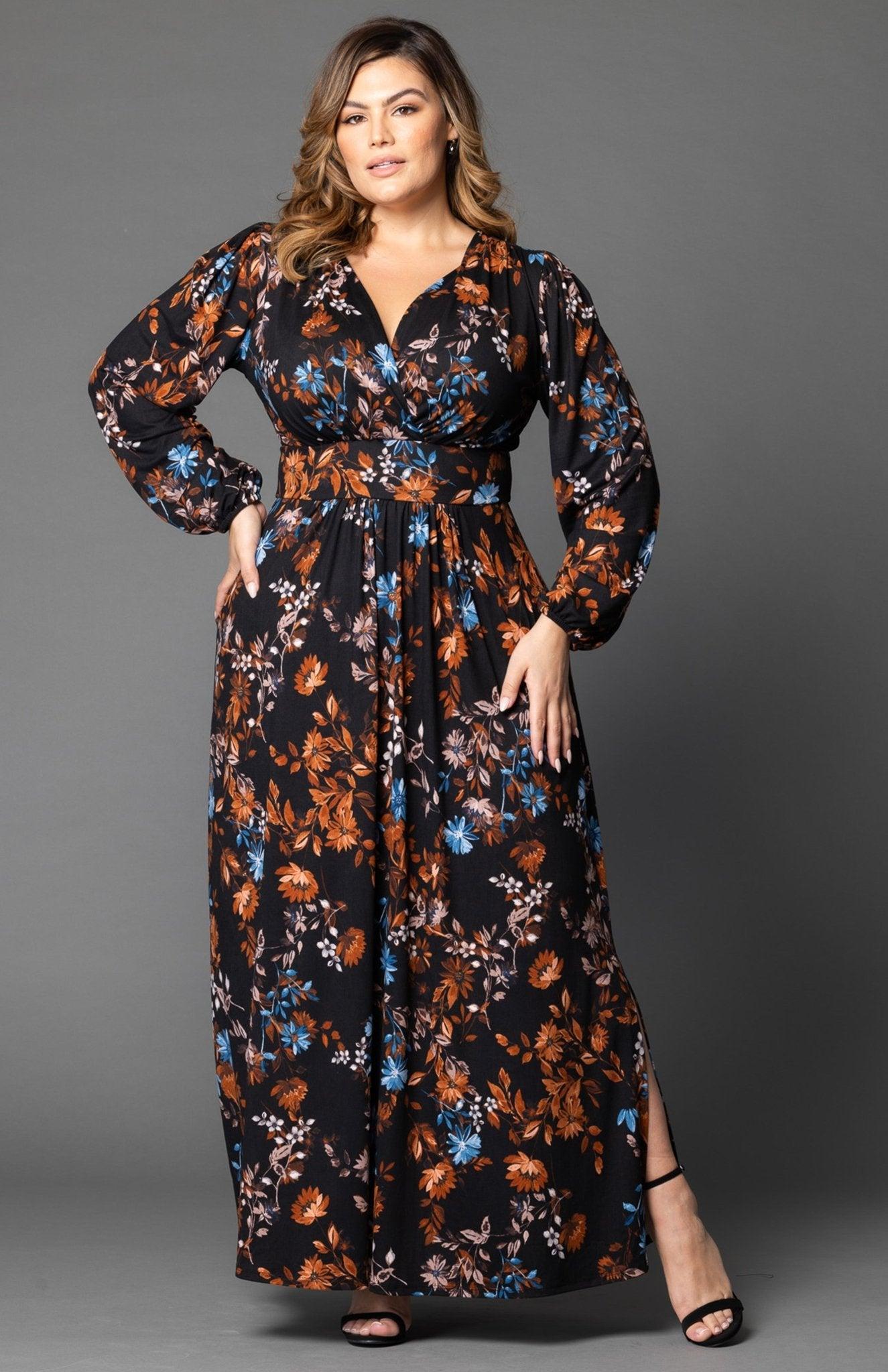 Kelsey Long Sleeve Maxi Dress - Plus Product Image