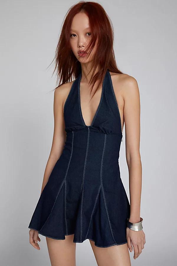 Kimchi Blue Hailey Halter Dress Womens at Urban Outfitters product image