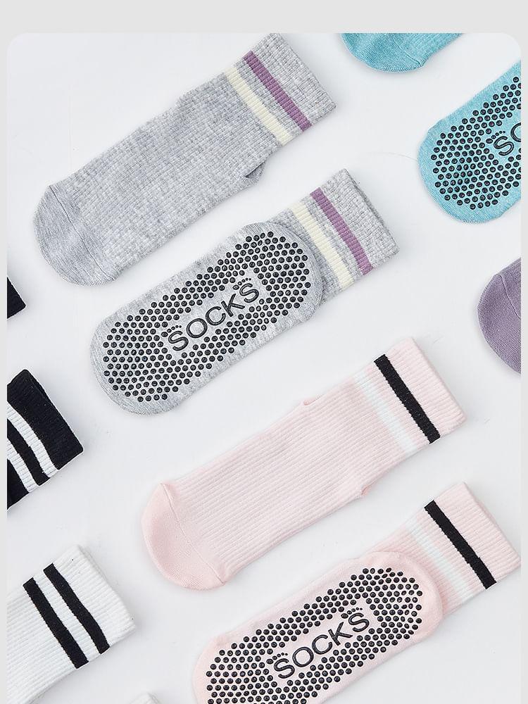 Striped Yoga Socks Product Image