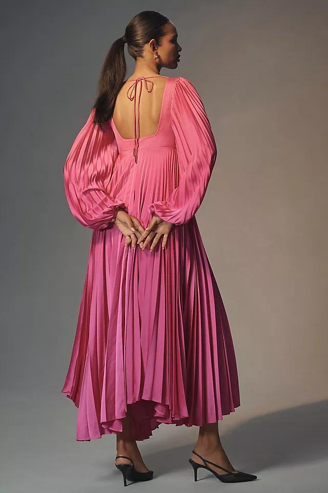 Acler Elkington Long-Sleeve Sweetheart Maxi Dress Product Image