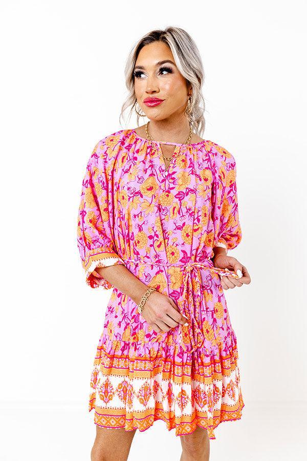 Can't Control Love Floral Dress Product Image