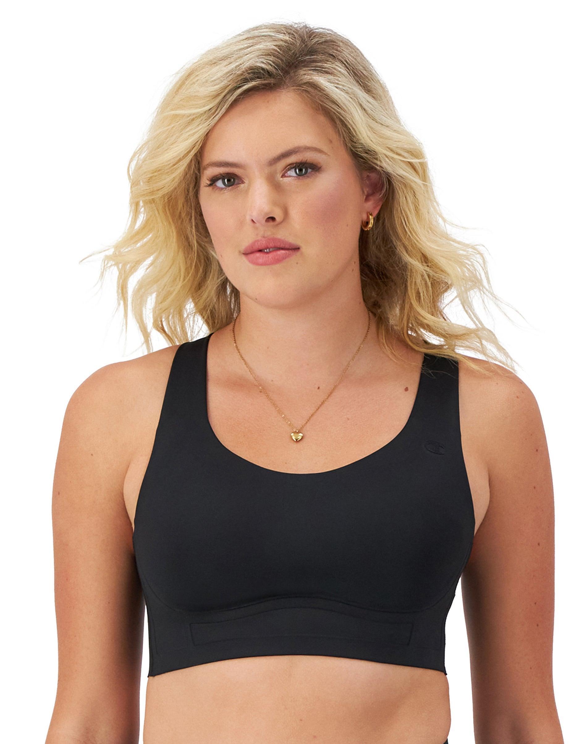 Womens Champion Absolute Lift Sports Bra, C Logo Black 2XL product image