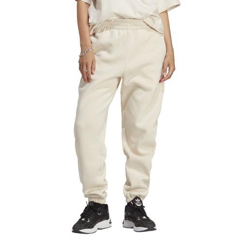 adidas Essentials Fleece Joggers Wonder White XL Womens Product Image