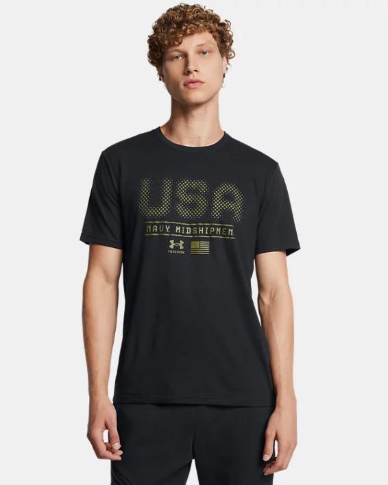 Mens UA Performance Cotton Collegiate T-Shirt Product Image