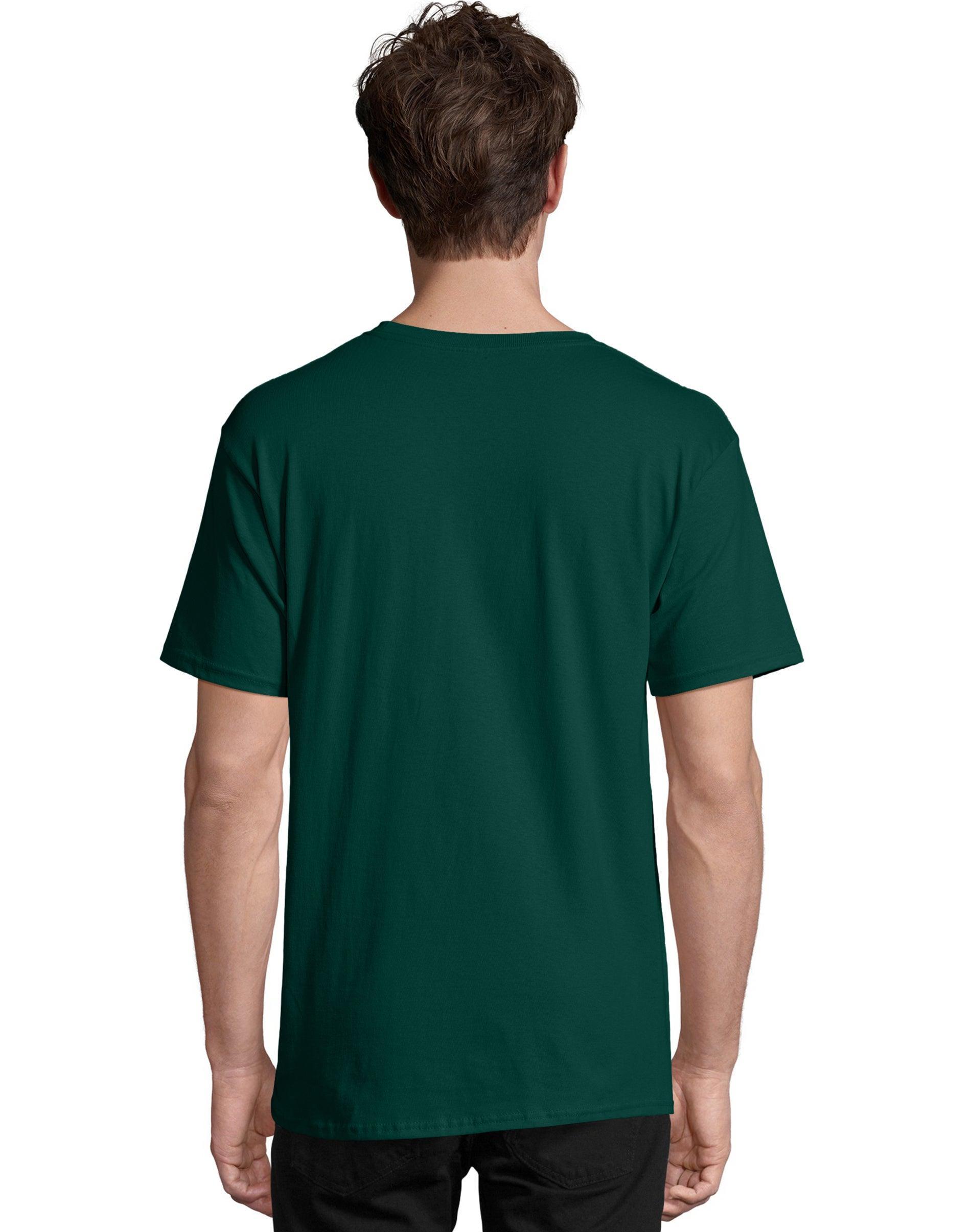 Mens Hanes Essentials 6-Pack Cotton T-Shirt Product Image