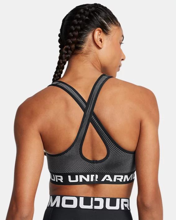 Women's Armour® Mid Crossback Printed Sports Bra Product Image