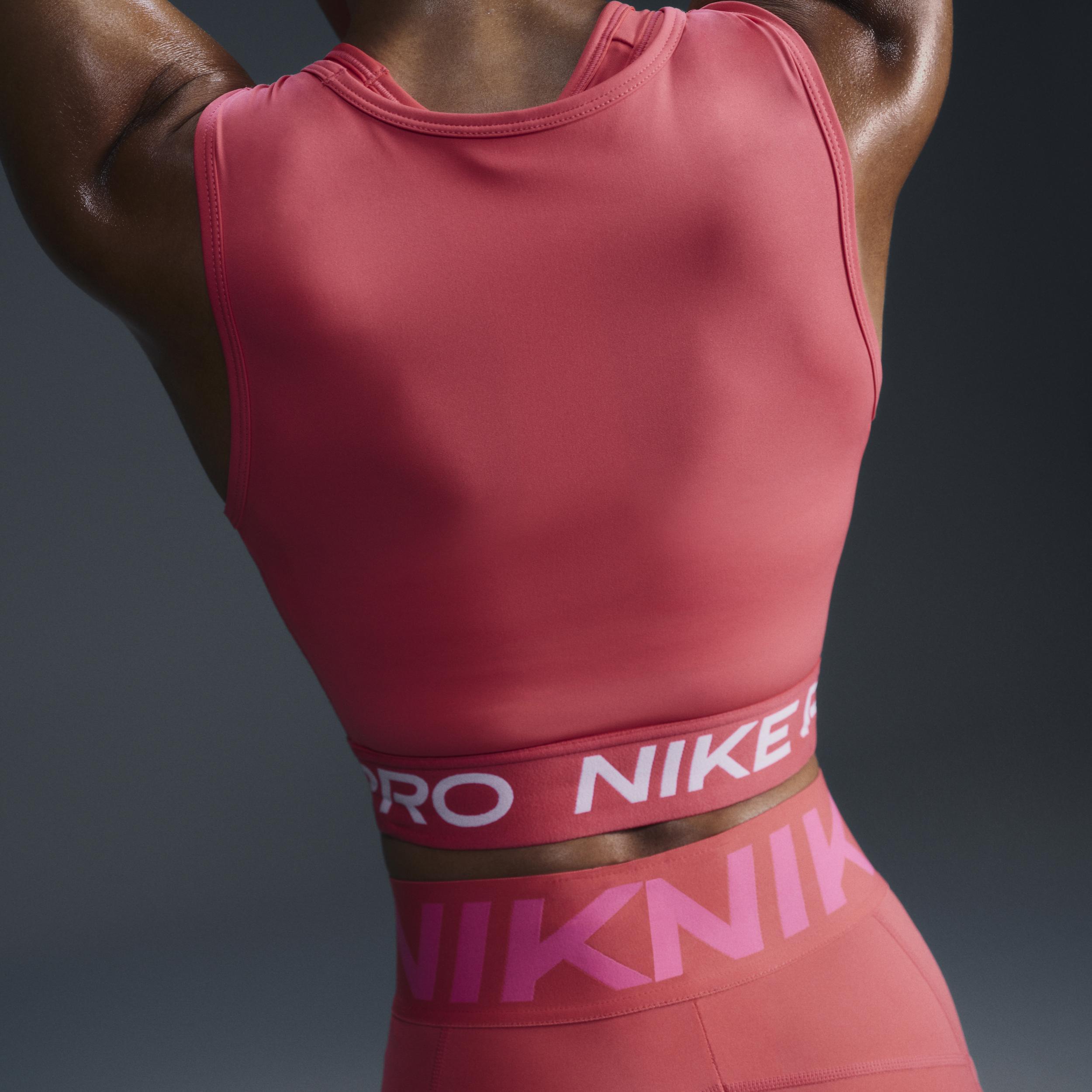 Women's Nike Pro Dri-FIT Cropped Tank Top Product Image