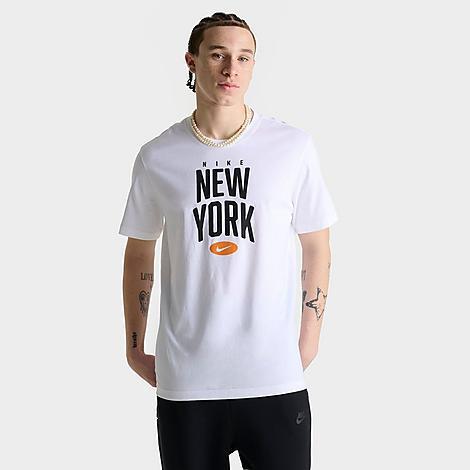 Nike Mens Nike City T-Shirt - Mens Black/White Product Image