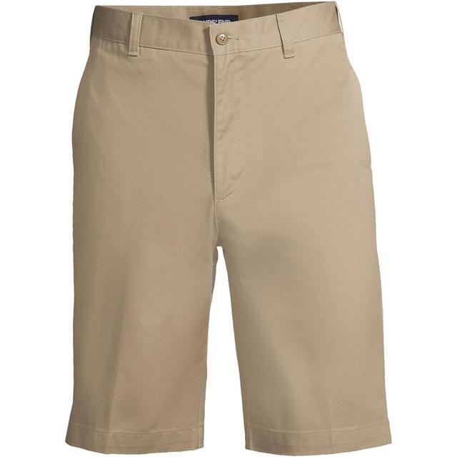 Mens Lands End Plain Front Wrinkle-Resistant Chino Shorts Product Image