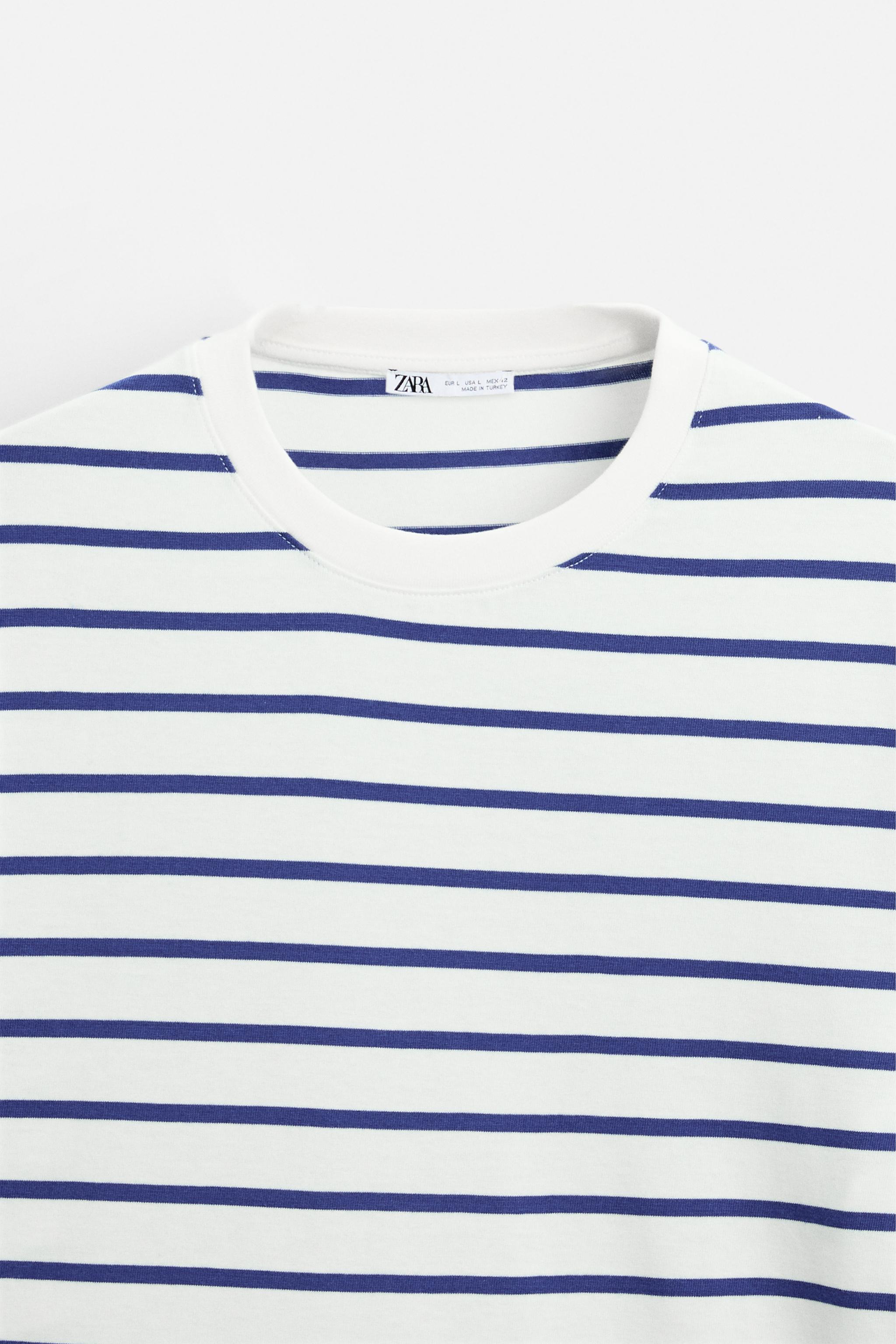 STRIPED JACQUARD T-SHIRT Product Image