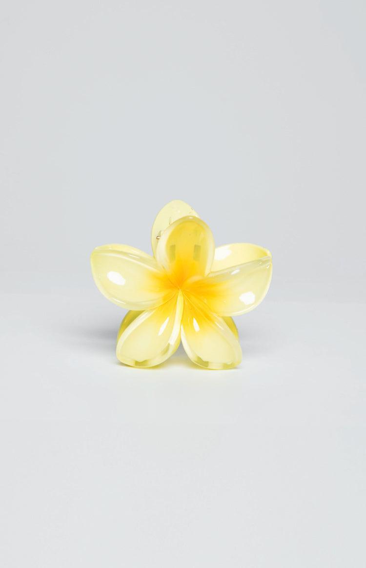 Frangipani Yellow Flower Clip Product Image